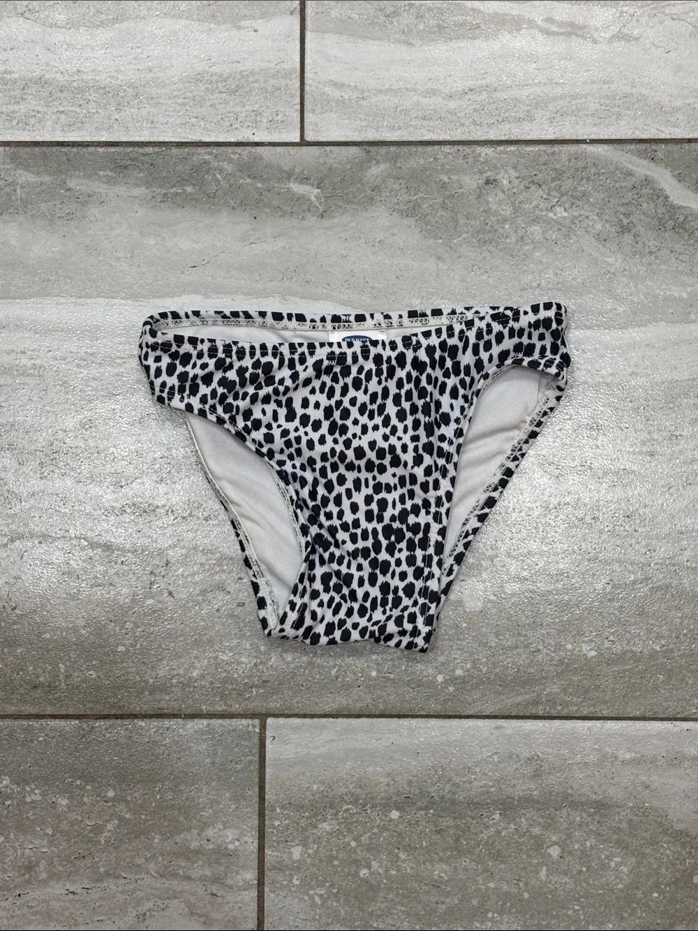 Old Navy Girls Black and White Spotted Bikini Bottoms